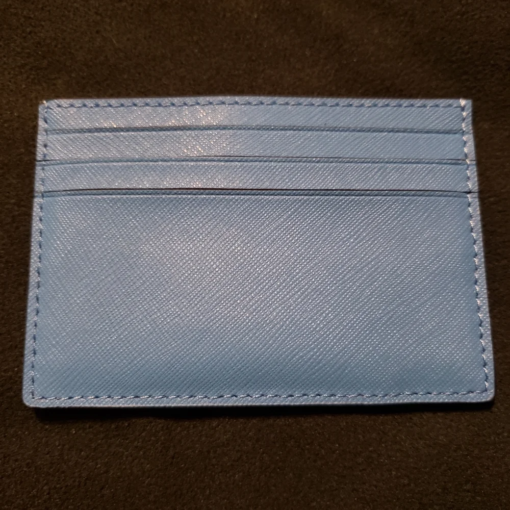 Light Blue kate spade Men's Card Wallet - Picture 2 of 3